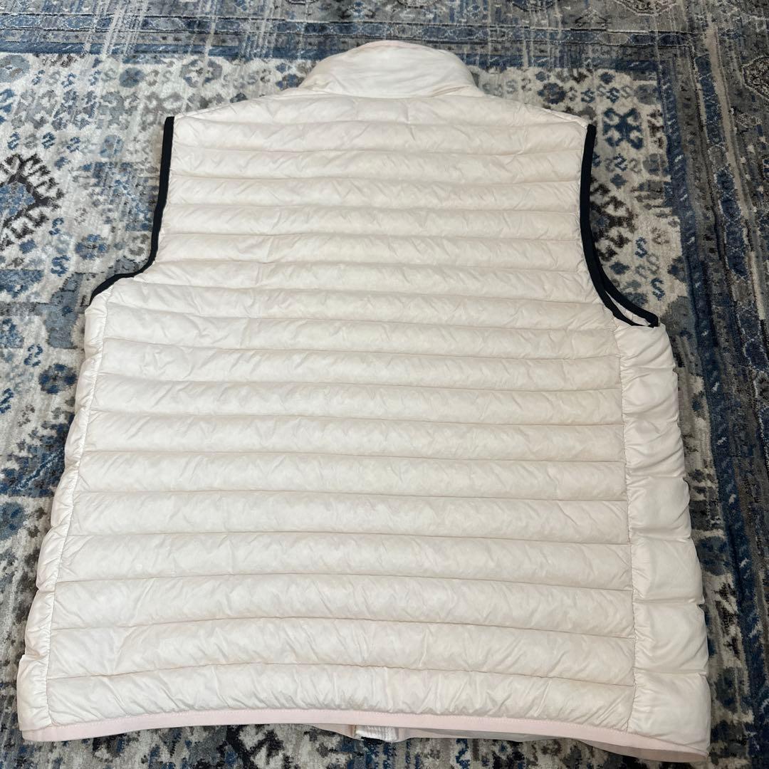 STONE  ガーメントダイナイロンパッカブルダウンベスト　ホワイト