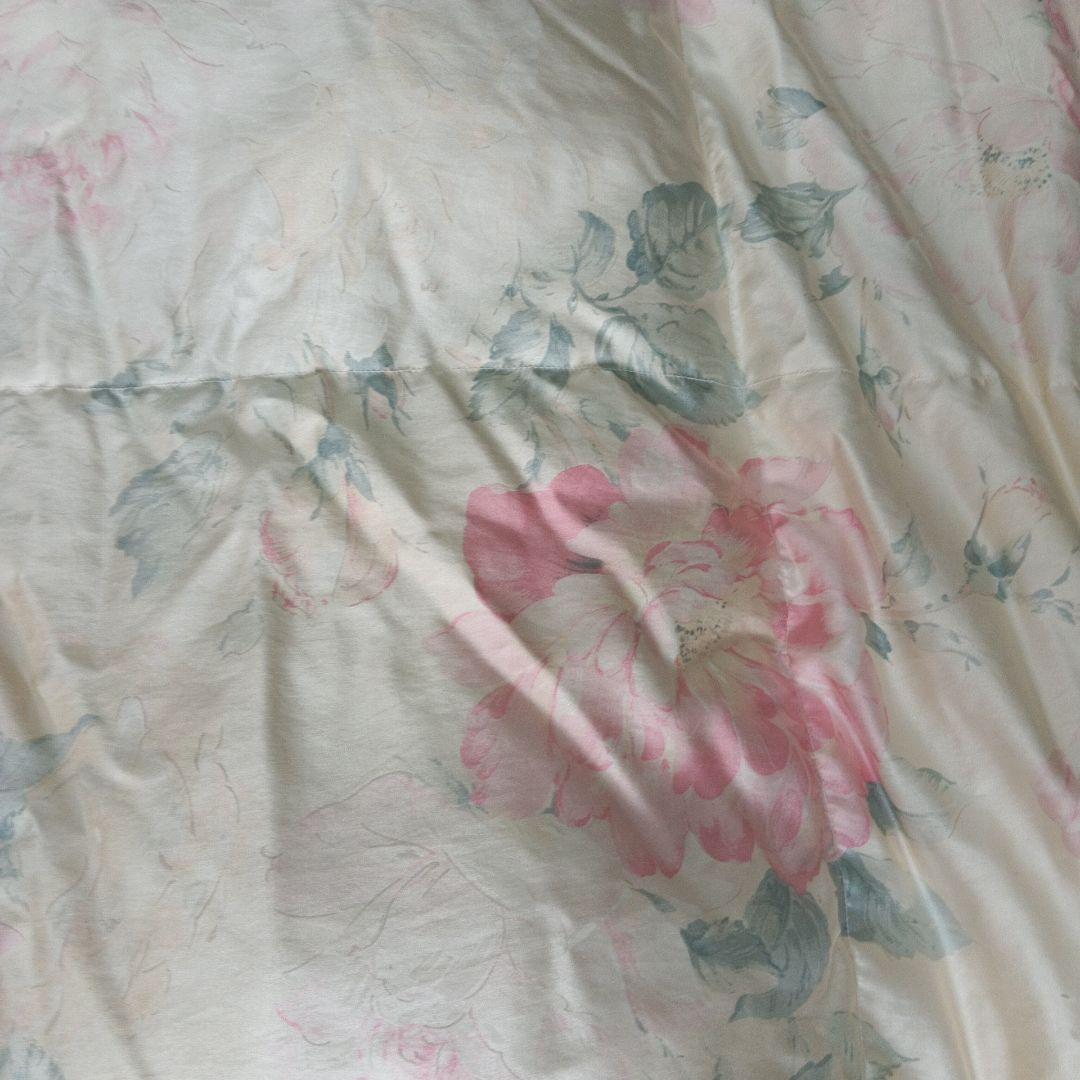 羽毛掛け布団　シングルサイズ　表地(絹仕様)　ダウン95%　中羽毛1.4㌔