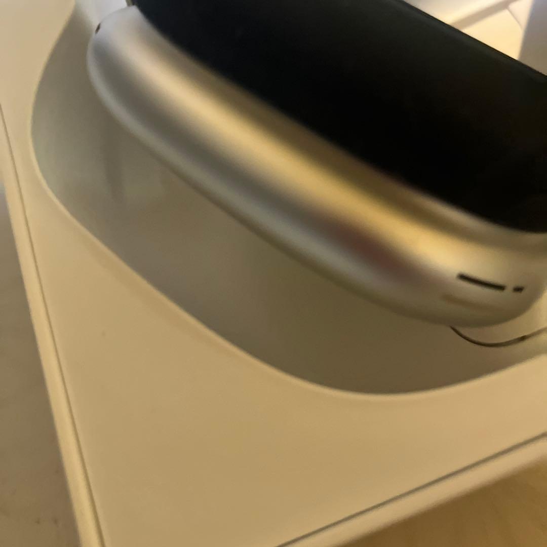 APPLE Airpods MAX 本体シルバー正規品美品本物猫耳操作確認済即発