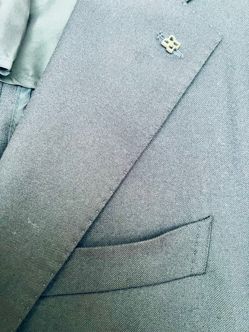 TAGLIATORE タリアトーレ フランネル素材スーツ／ダークネイビー52