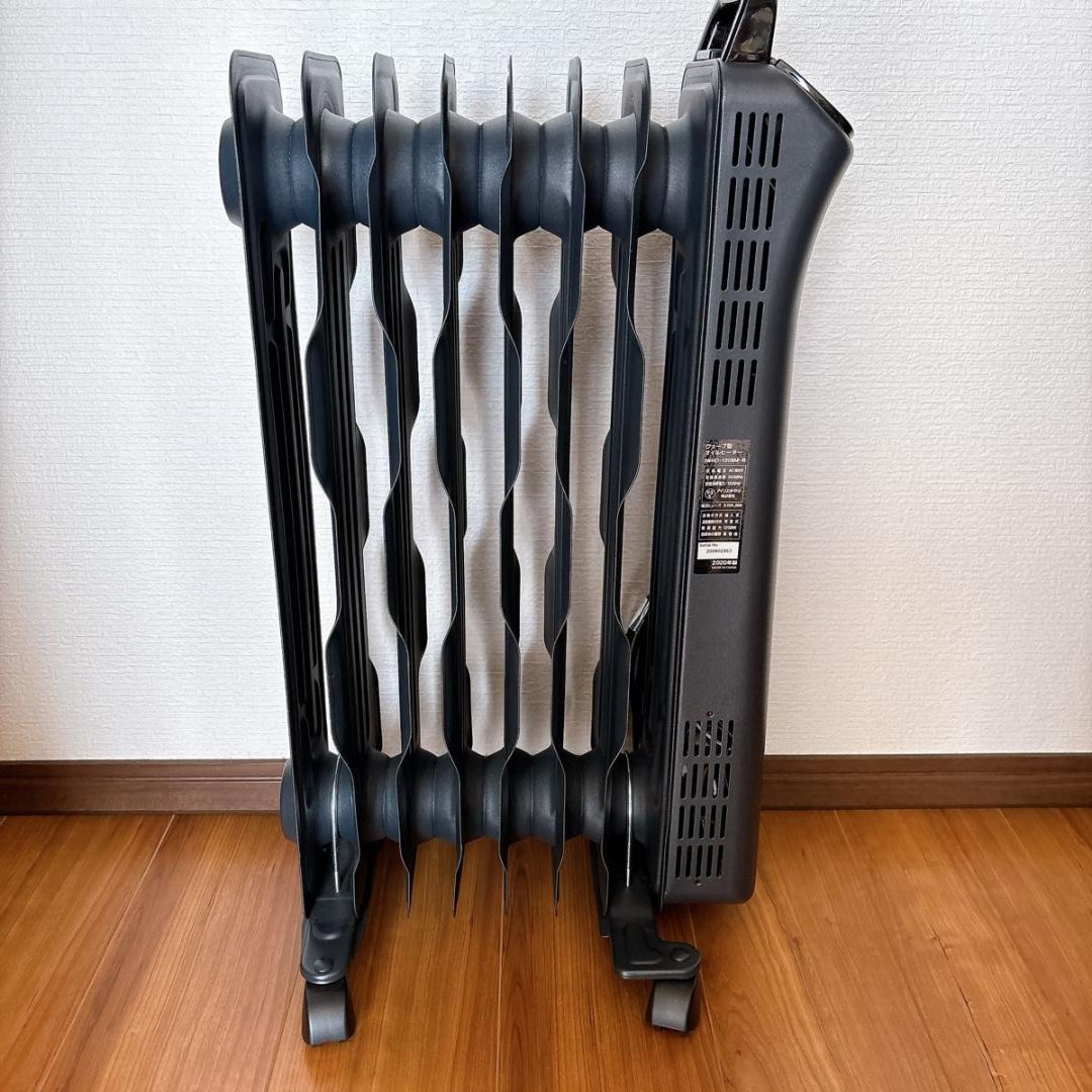 アイリスオーヤマ ヒーター オイルヒーター IWHD-1208M-B