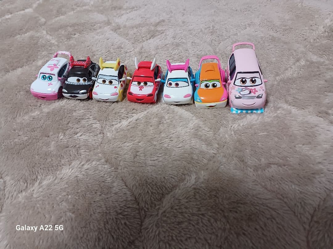 Cars ミニカーセット 多色 女の子セット7台