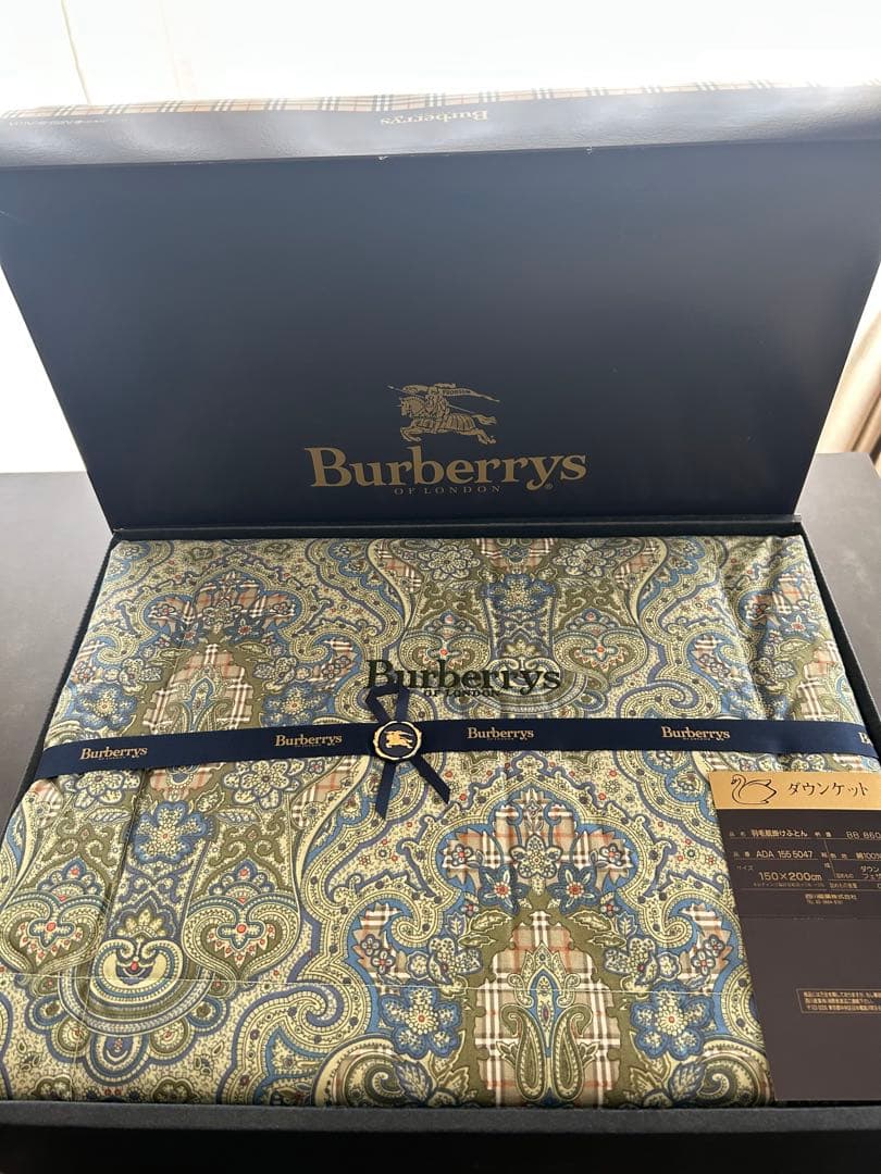 バーバリー ダウンケット（羽毛肌掛けふとん）未使用品・箱あり