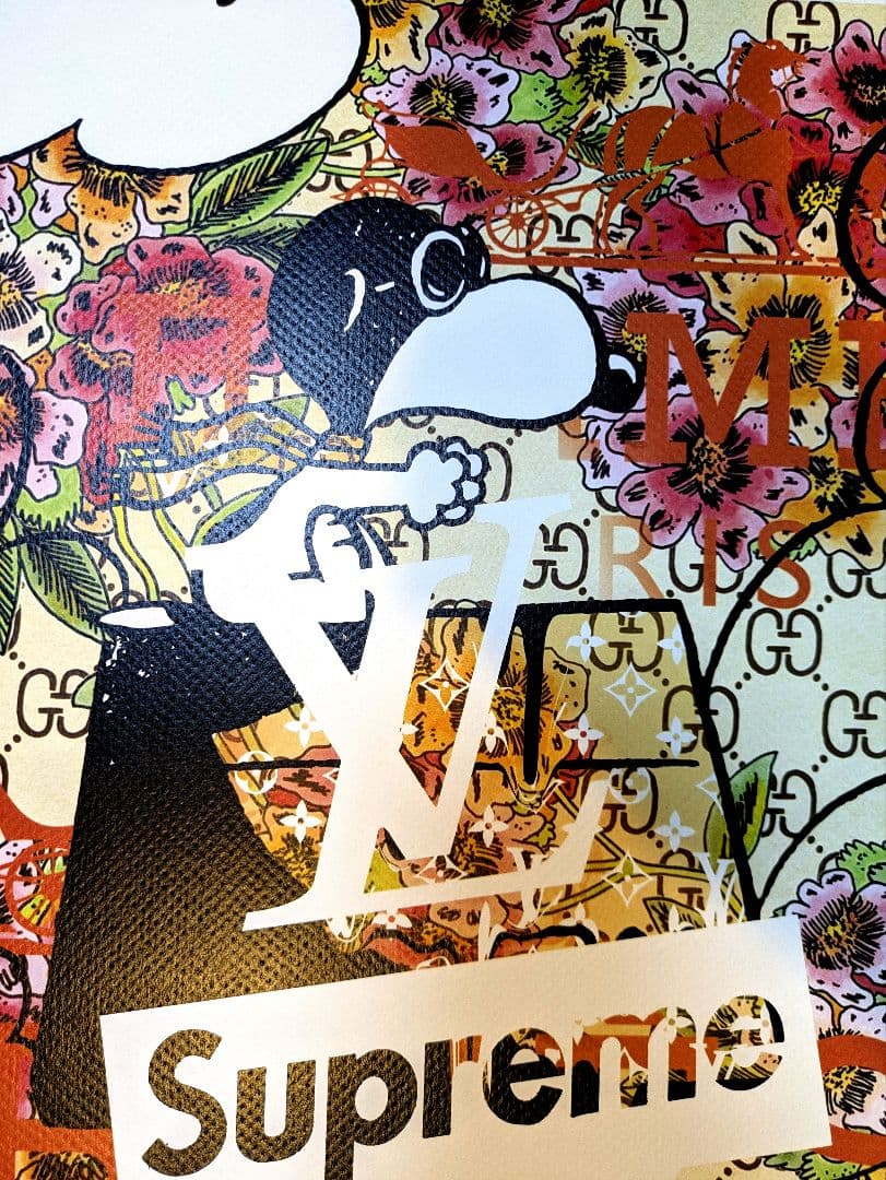 【額装セット】【DEATH NYC】Snoopy ×Alphonse Mucha