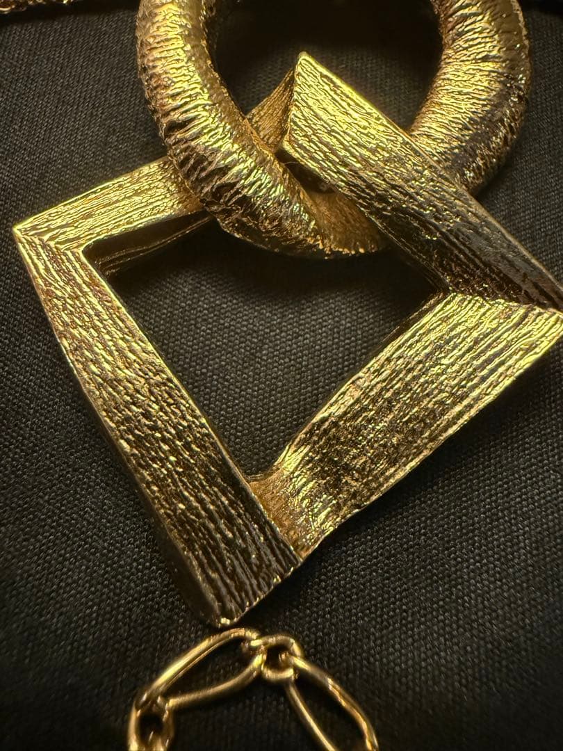 イヴ・サンローラン ○◇ ゴールド ヴィンテージネックレス