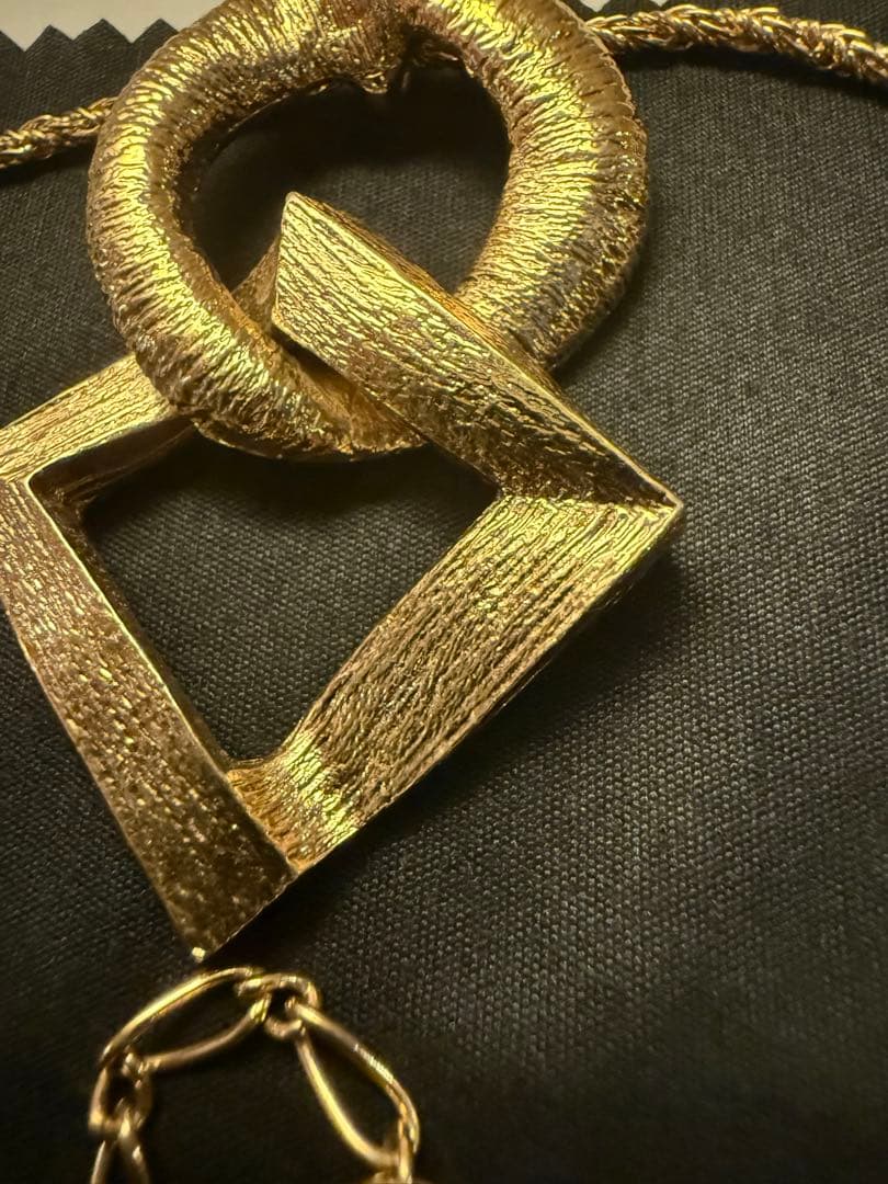 イヴ・サンローラン ○◇ ゴールド ヴィンテージネックレス