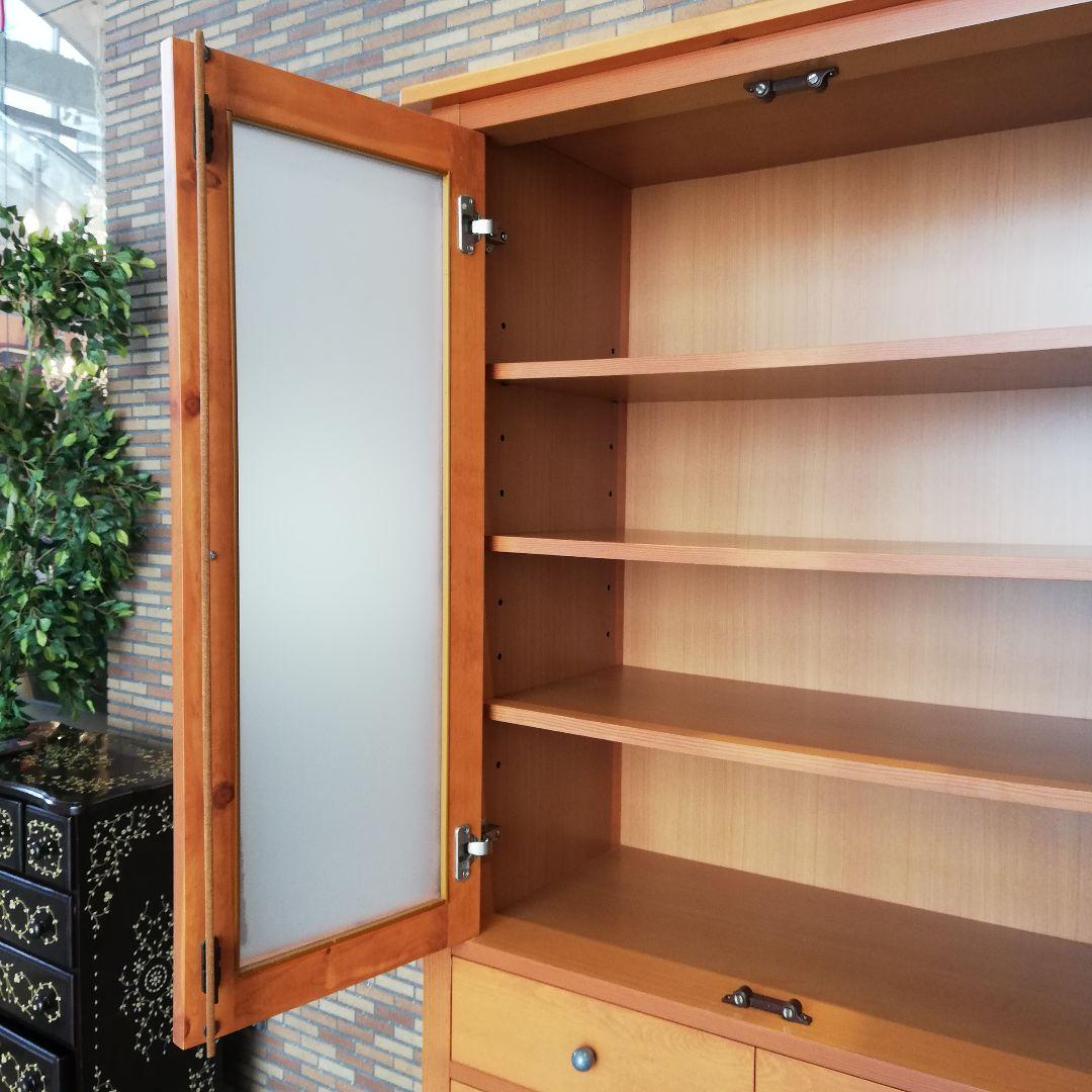 神無月セールΦ【廃番品】ACTUS Elikaカップボード キッチンキャビネット