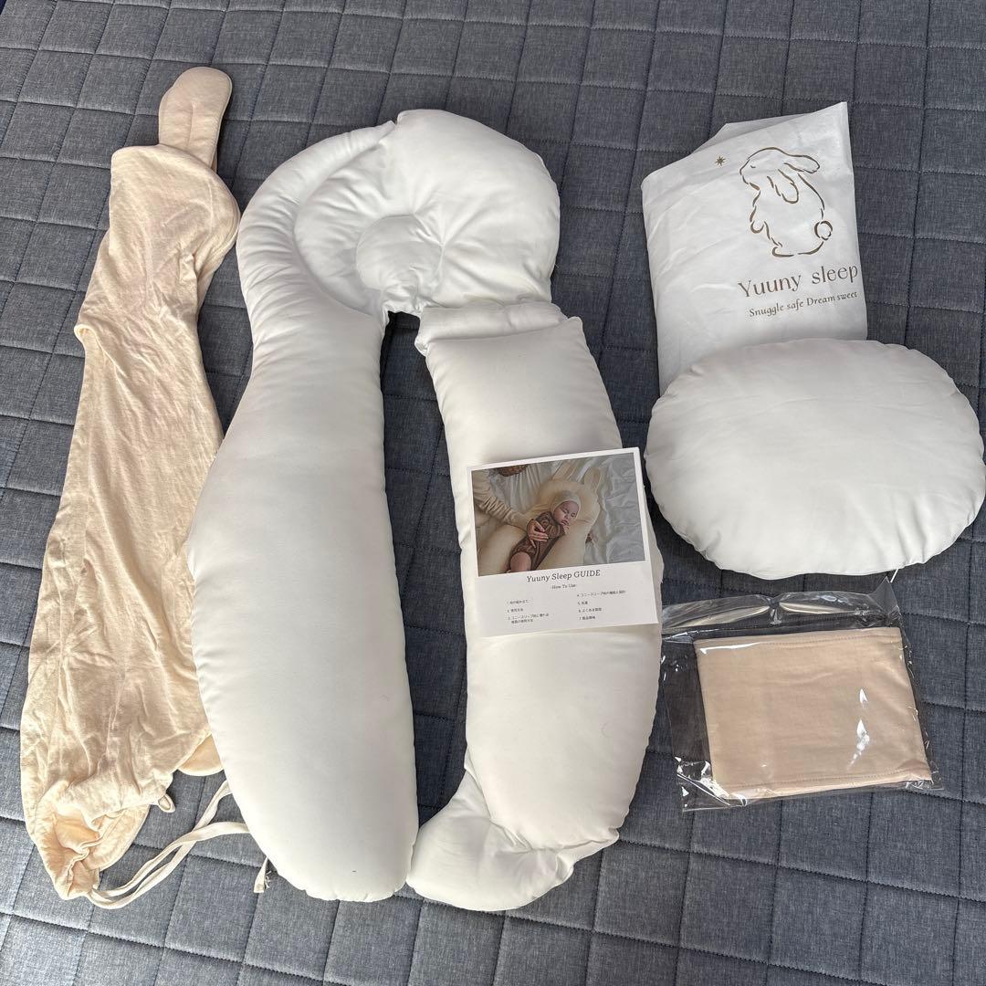 ユニースリープ 赤ちゃん寝返り防止　絶壁防止抱き枕　マジックテープ付き