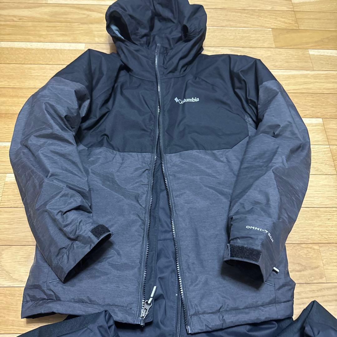Columbia キッズ　スキーウェアセット 黒