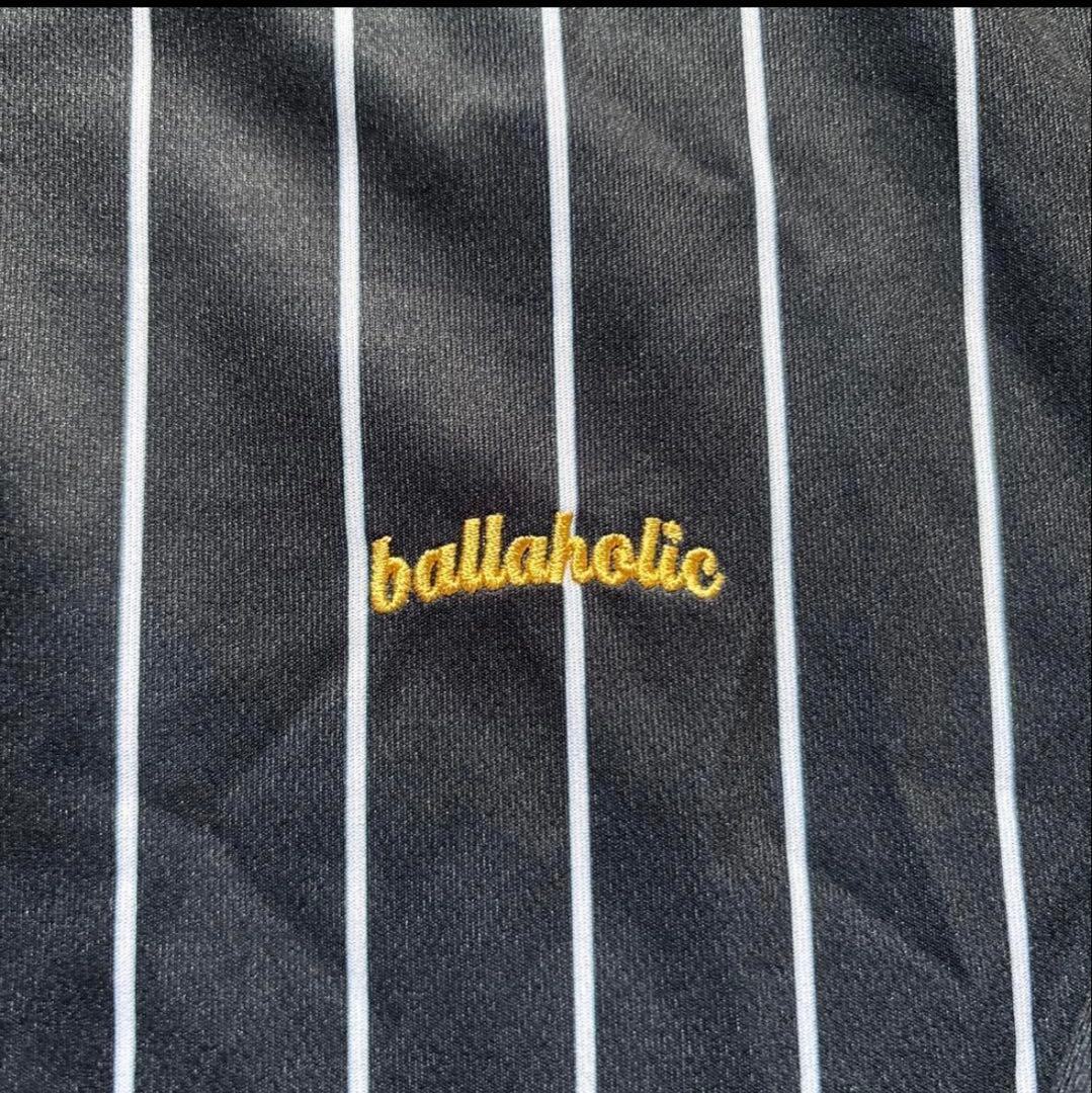 美品　Ballaholic ストライプロンT