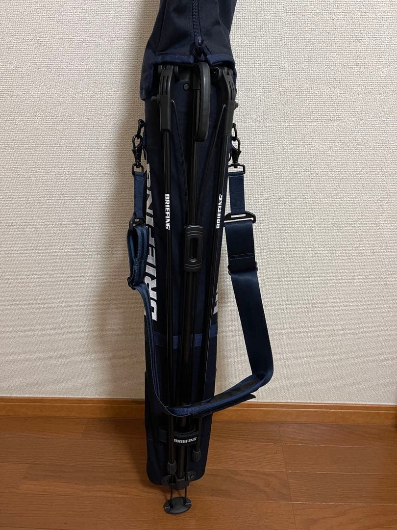 BRIEFING スタンド付きキャディバッグ ネイビー