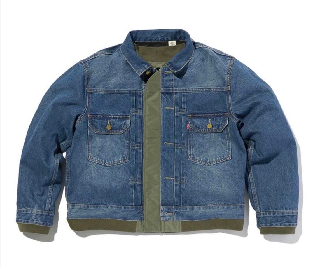 ジャケット・アウター sacai LEVI'S Nylon Reversible Blouson