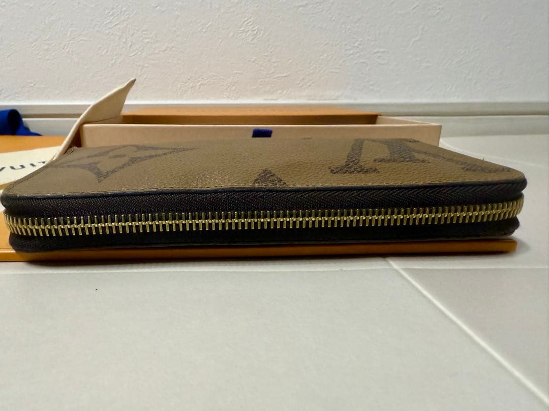 正規品 ルイヴィトン ジッピーウォレット モノグラムジャイアントリバース