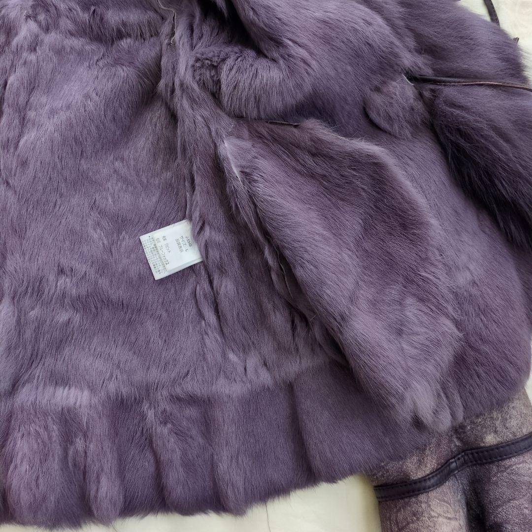 y*4様 富和　ラビット　ブルーフォックス　ジャケット　ファー　フェアリーグラン