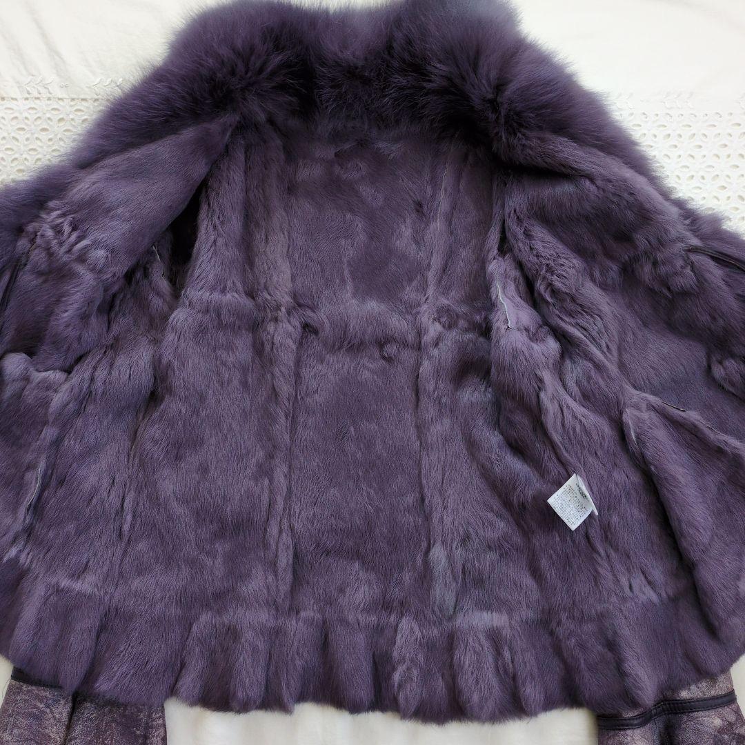 y*4様 富和　ラビット　ブルーフォックス　ジャケット　ファー　フェアリーグラン