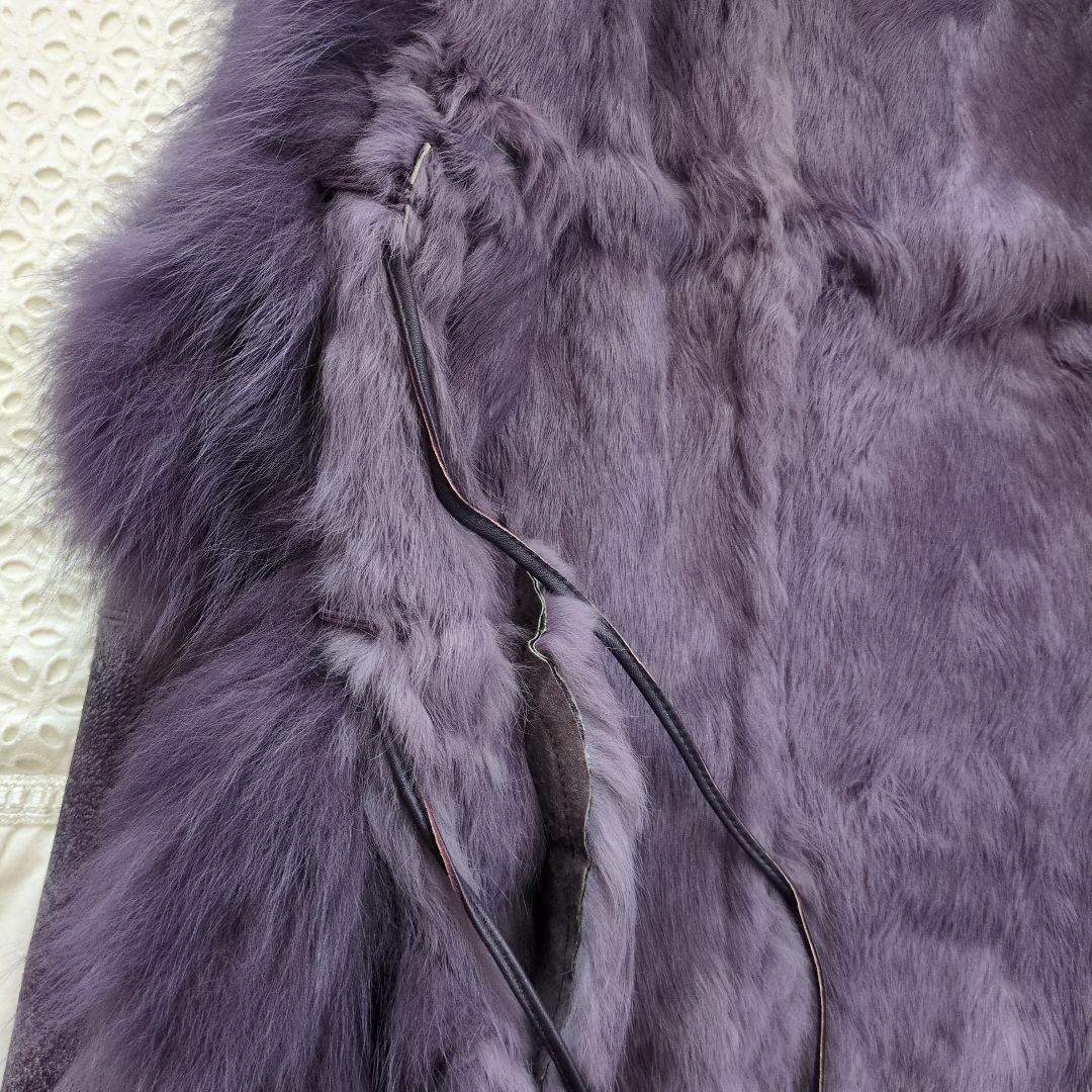 y*4様 富和　ラビット　ブルーフォックス　ジャケット　ファー　フェアリーグラン