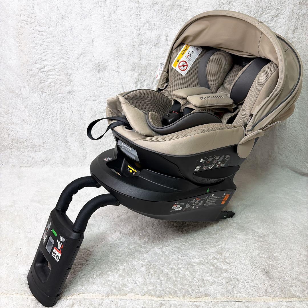 人気カラー✨ エールベベ クルット5i グランス ISOFIX 360°回転