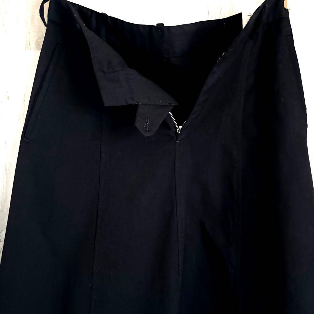 ブラック コムデギャルソン サルエルパンツ　日本製　薄手