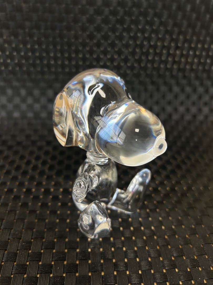 【美品】クリスタル　スヌーピー