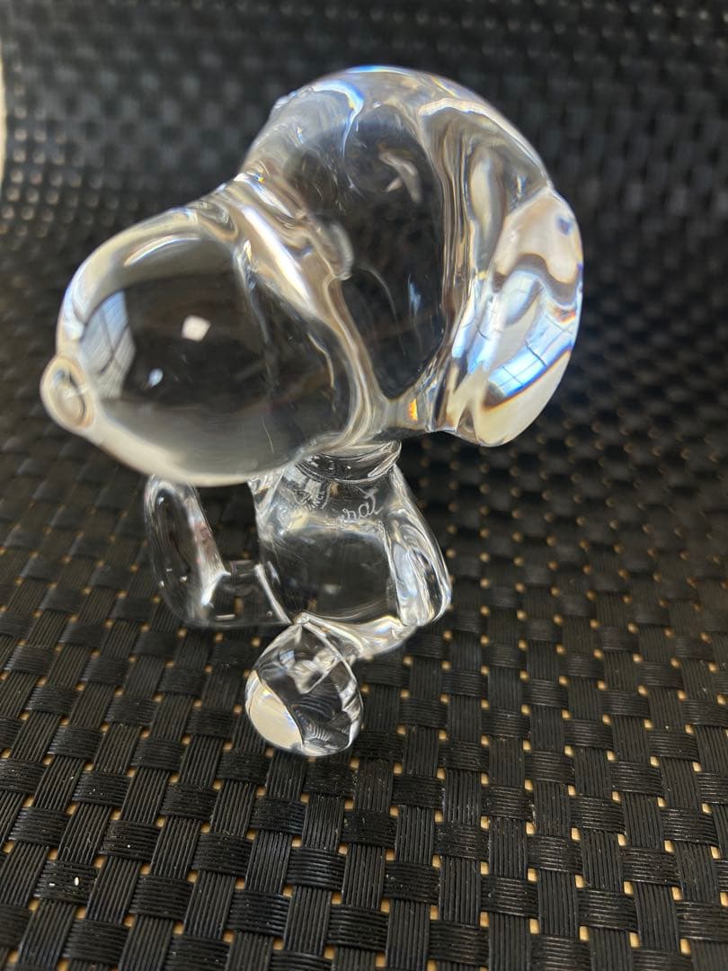 【美品】クリスタル　スヌーピー