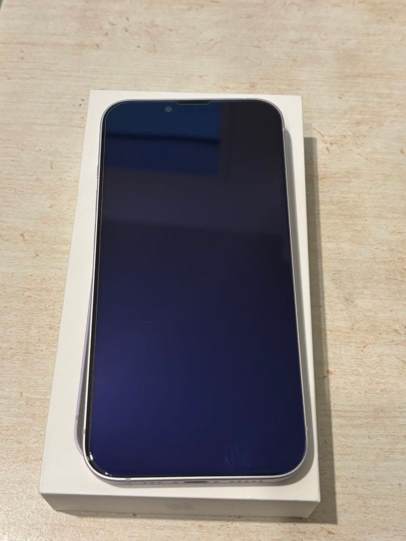 【極美品】Apple iPhone 14 256GB SIMロックなし パープル