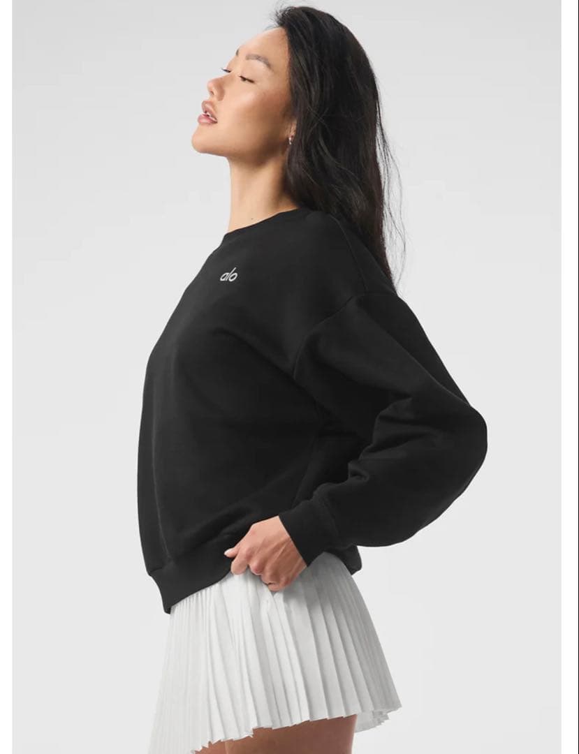 新品 alo Accolade Crew Neck Pullover L