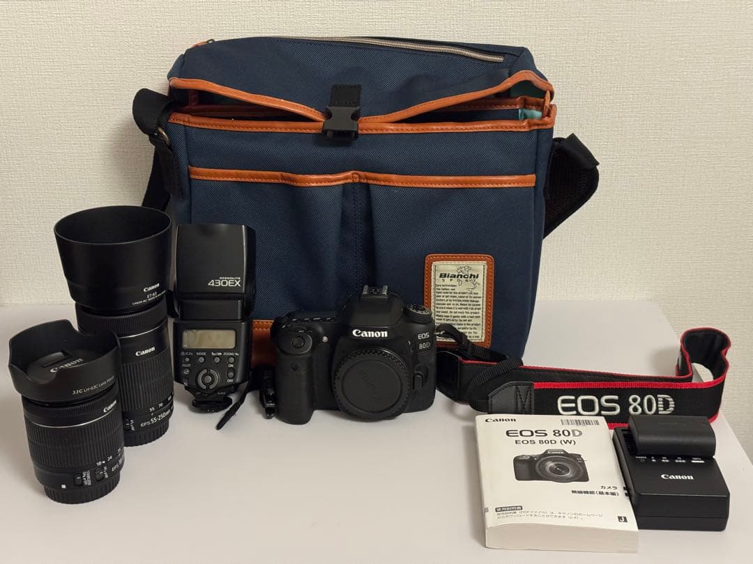 Canon EOS 80D デジタル一眼レフ 本体と付属品