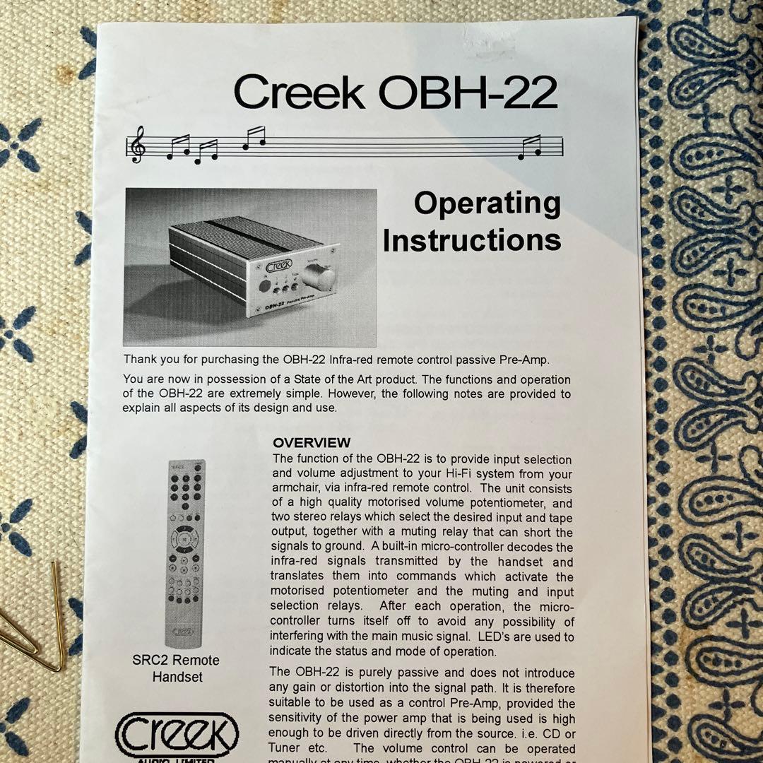 DTM・DAW Creek OBH-22 Passive Pre-Amp