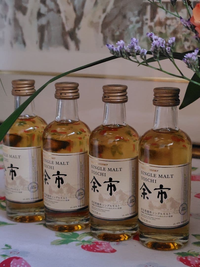 ニッカウヰスキー　新品未開封 NIKKA 余市　ミニボトル　50ml 4本セット