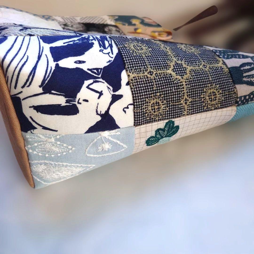 ミナペルホネン　パッチワーク　トートバッグ