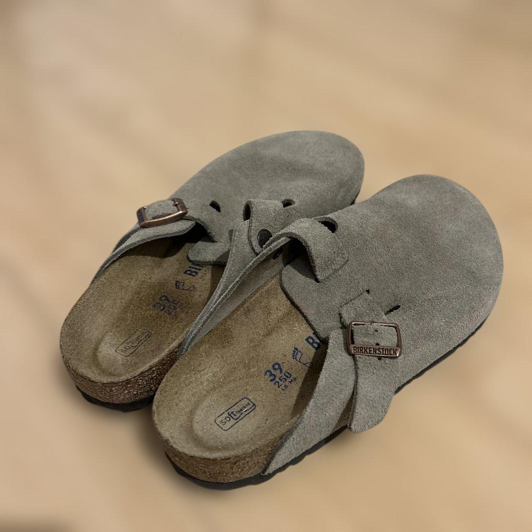BIRKENSTOCK ボストン スエードレザー トープ　39