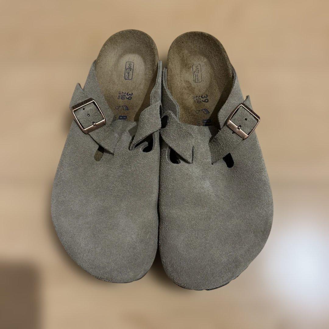 BIRKENSTOCK ボストン スエードレザー トープ　39