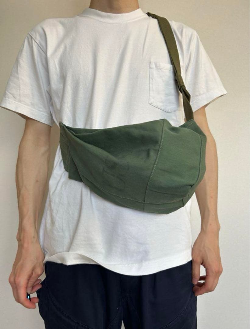 ビンテージ　リメイクバッグ　TALONzip アメリカ軍　ボディバッグ