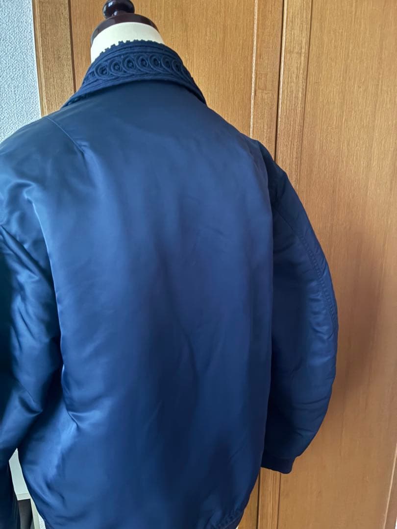 Mame Kurogouchi マメクロゴウチ コード刺繍フライトジャケット