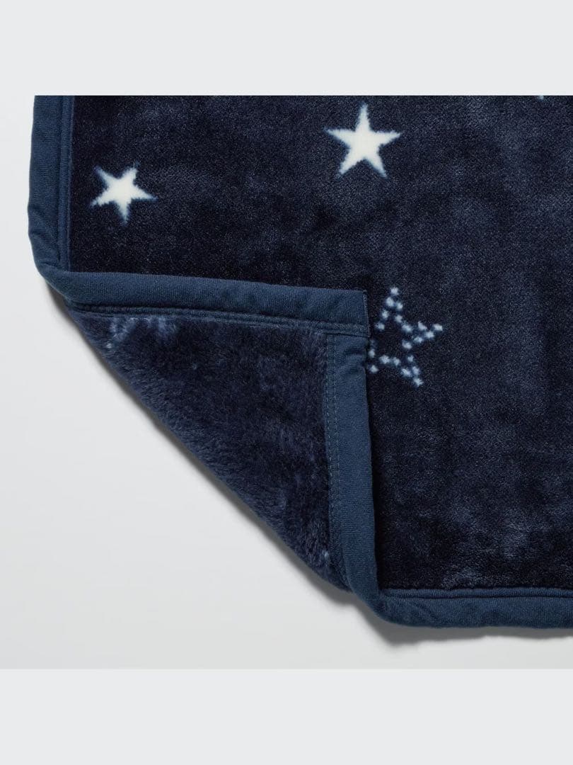 ユニクロ　ヒートテック毛布シングル　140×190ディズニーコレクションネイビー