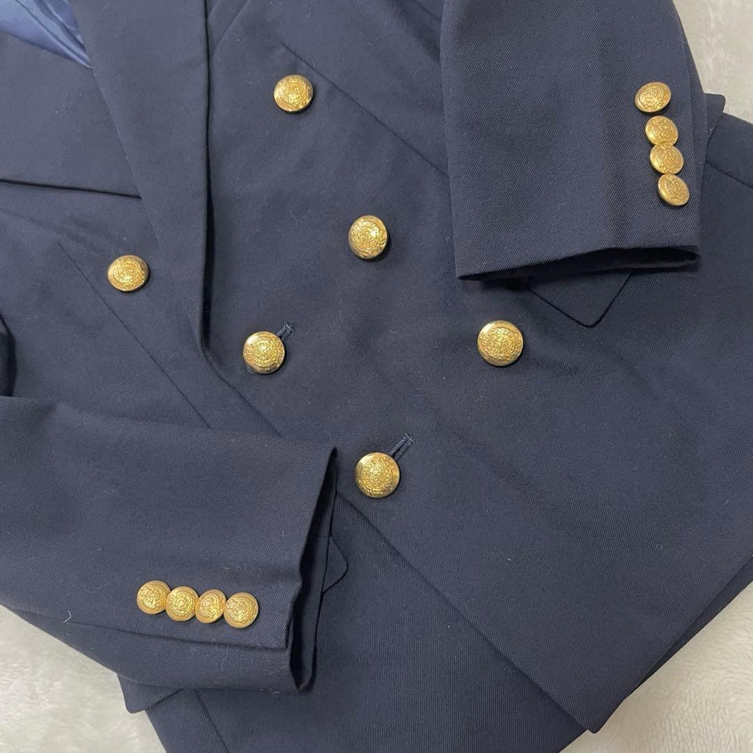 美品✨ラルフローレン130豪華4点フォーマルセットアップスーツ入学式　紺ブレザー