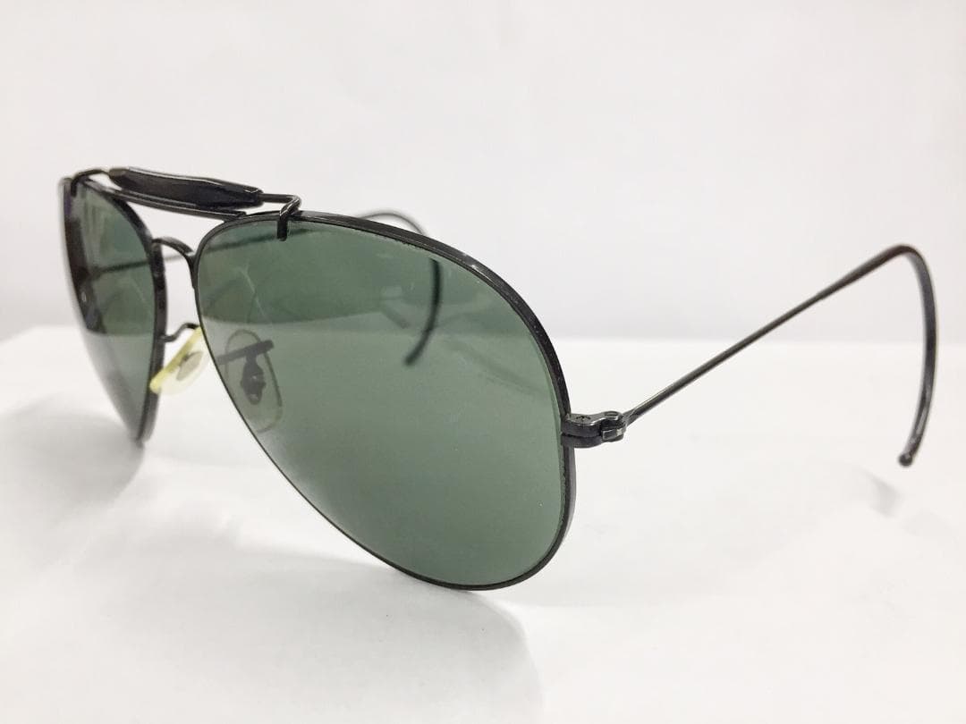 B&L/ボシュロム レイバン アウトドアーズマン ブラック メタルサングラス