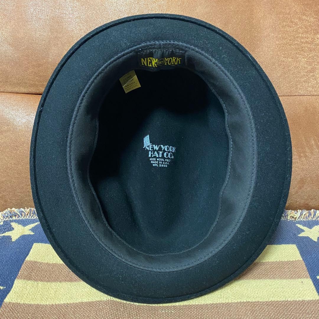 USA製 ニューヨークハット × HTC ウールハット　スタッズ　レザー