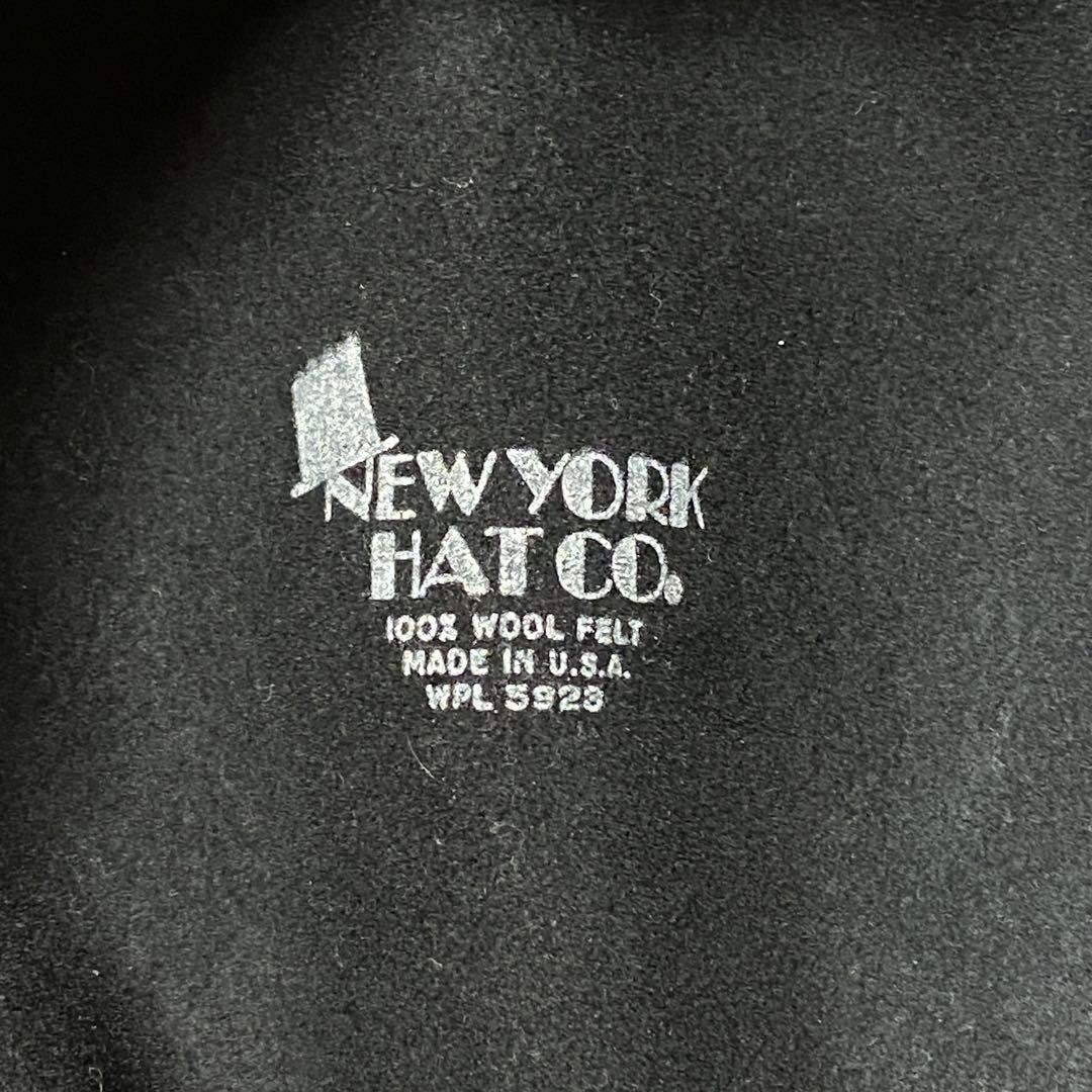 USA製 ニューヨークハット × HTC ウールハット　スタッズ　レザー
