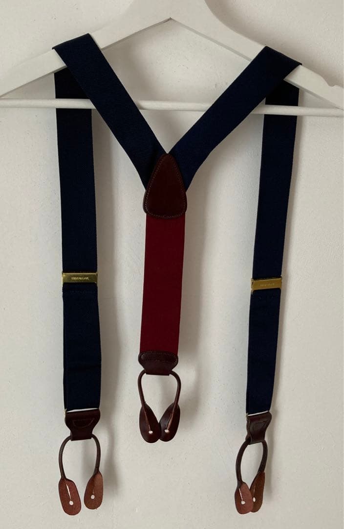 TRAFALGER トラファルガー　サスペンダー　アメリカ製　美品