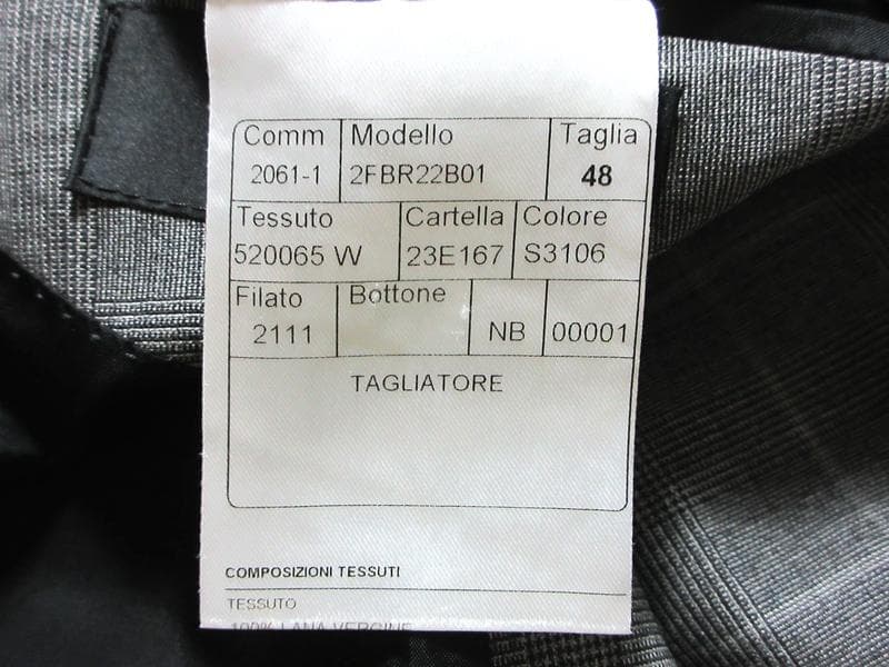 新品 TAGLIATORE タリアトーレ ウール スーツ 3シーズン対応