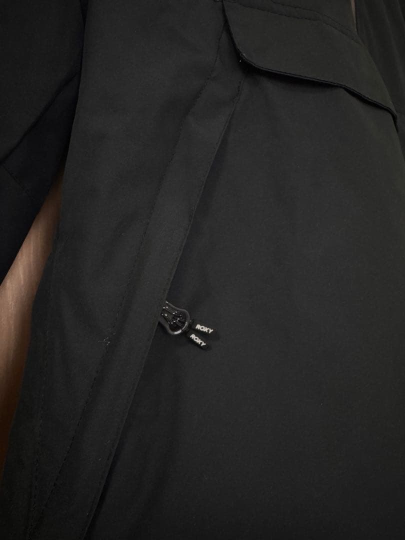 ATSU☺︎ROXY ロキシー スノボ ウェア アノラックジャケットブラック