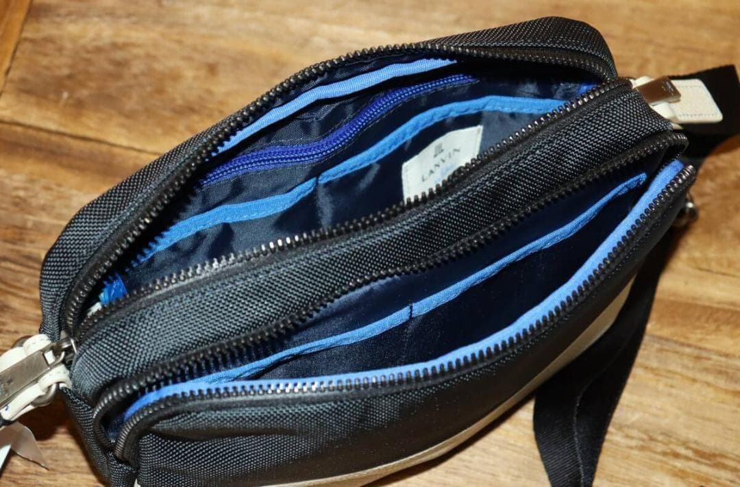 新品 LANVIN en Bleu ホライゾン ショルダーバッグ Ⓗ