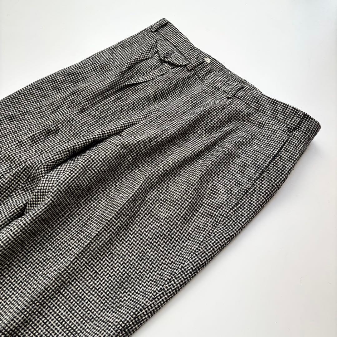 【90s】Polo by Ralph Lauren ウールスラックス バーズアイ