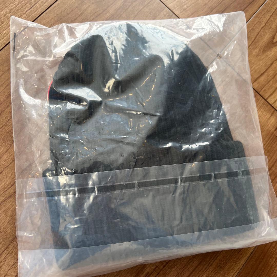 新品   ブラックニット帽　ビーニー　カナダグース