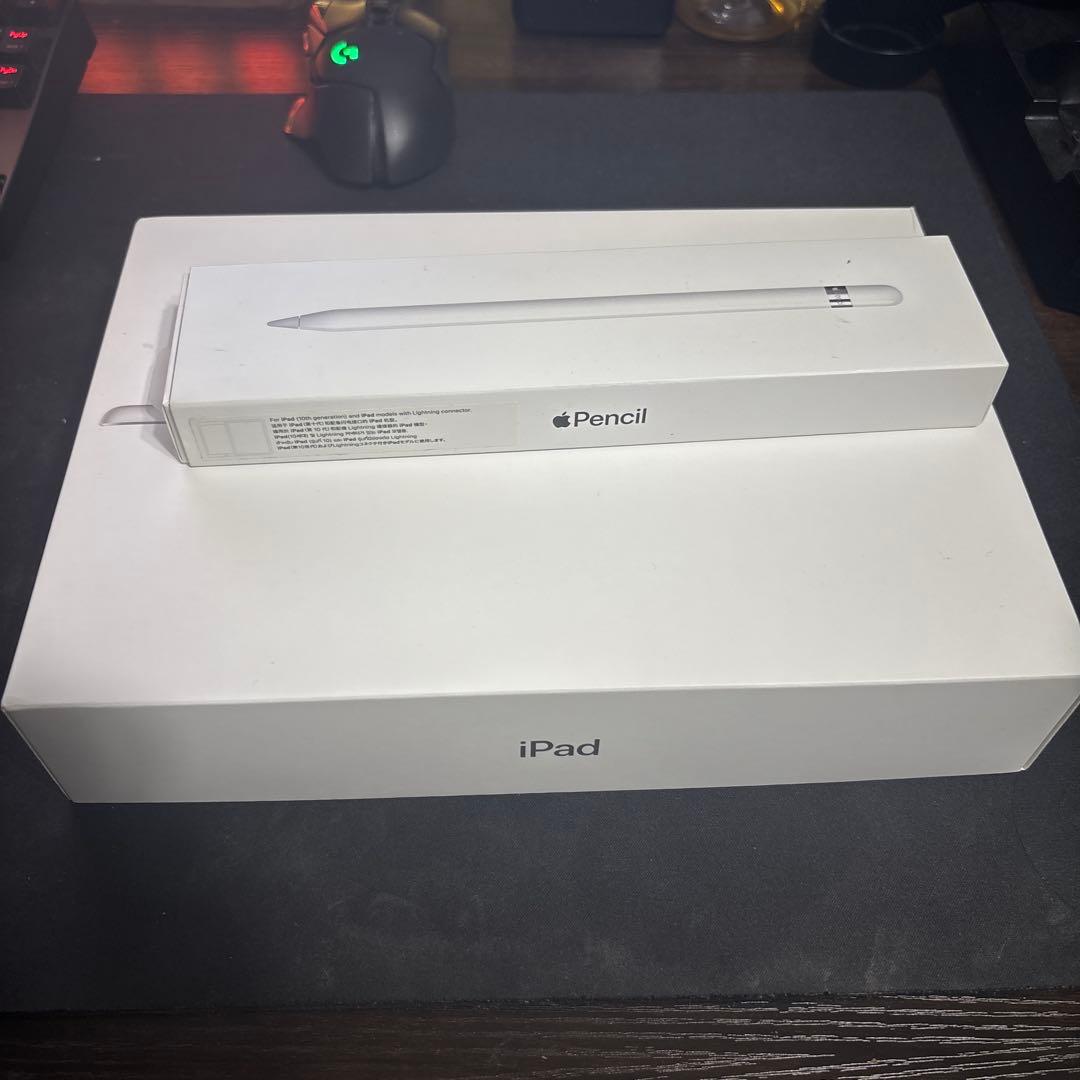 【Apple Pencil第1世代付き】iPad 第9世代 本体 ケース付き