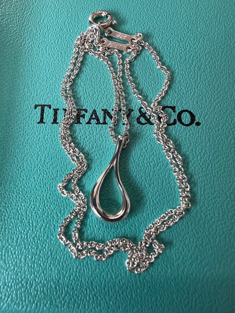 Tiffany&Co.ティファニー ティアドロップネックレス 美品✨