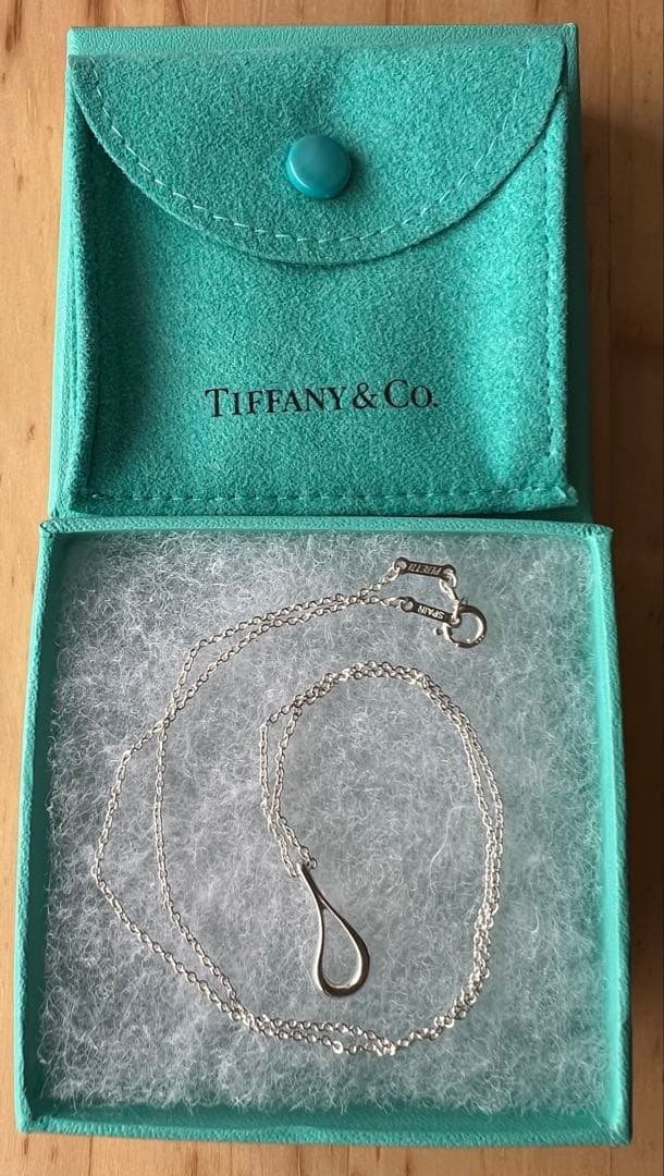 Tiffany&Co.ティファニー ティアドロップネックレス 美品✨