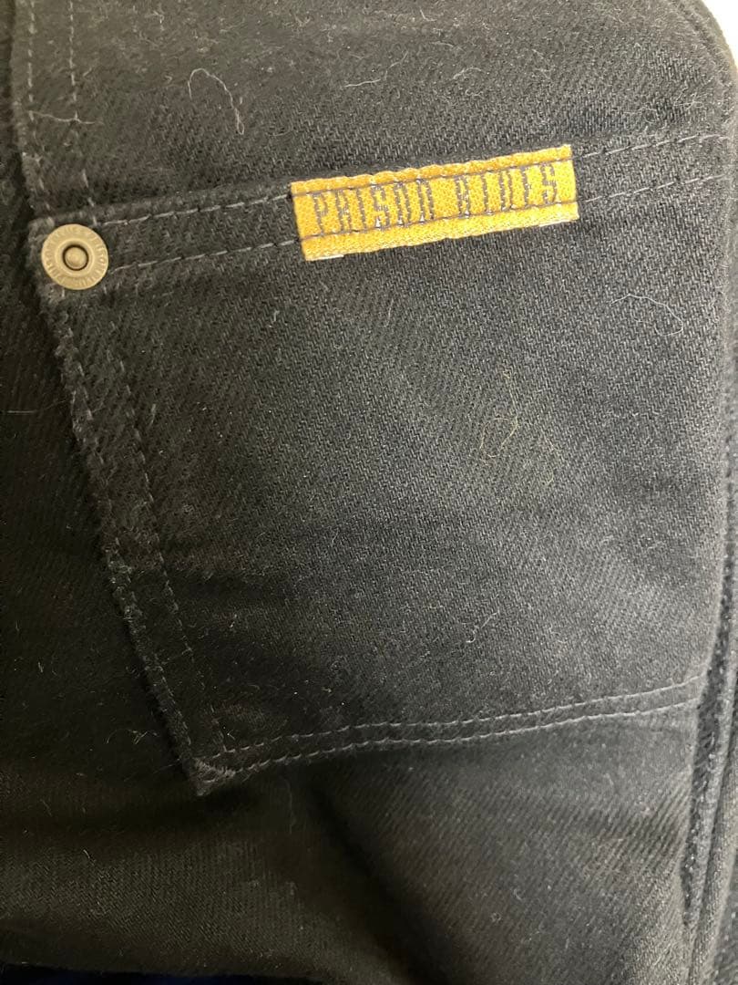 USA製 PRISON BLUES ダブルニー　ブラック