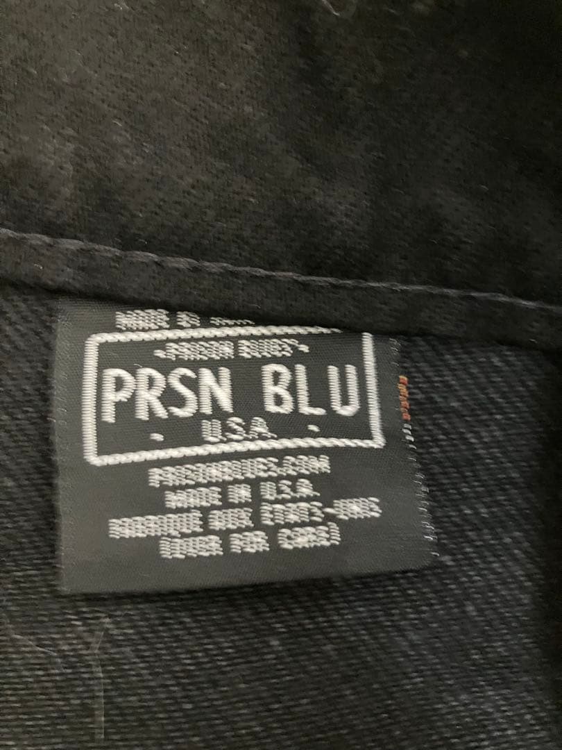 USA製 PRISON BLUES ダブルニー　ブラック